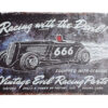 Blechschild Racing Devil - Image 2