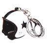 Schlüsselanhänger Helm weiss/Stern - Image 2